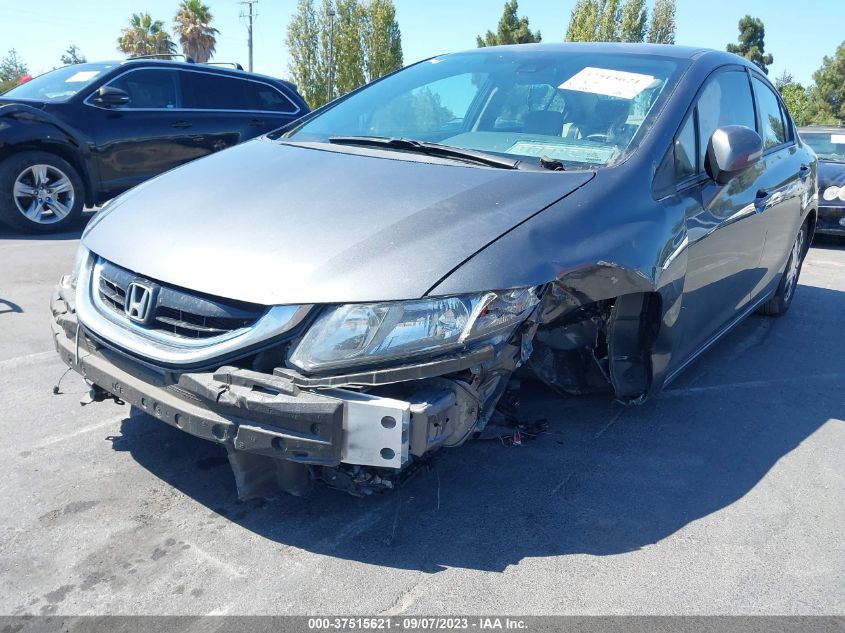 2013 HONDA CIVIC HYBRID - 19XFB4F24DE203927