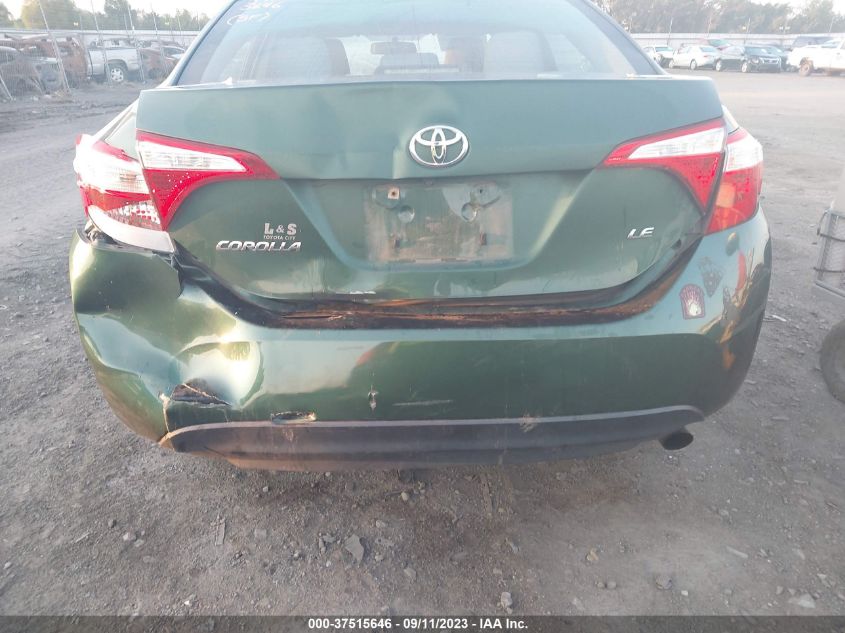 2015 TOYOTA COROLLA L/LE/S/S PLUS/LE PLUS - 2T1BURHE6FC421592