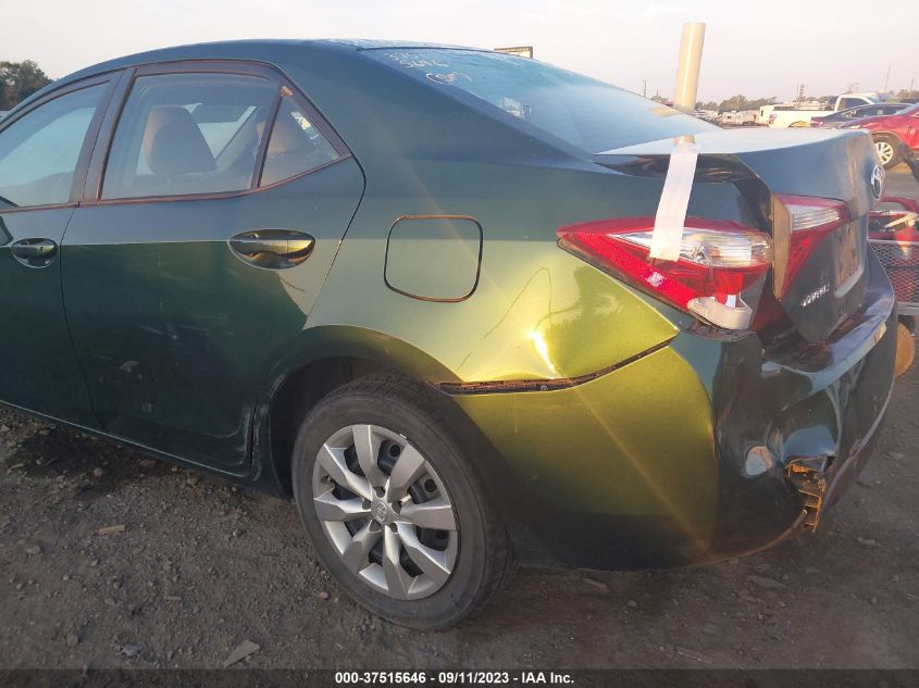 2015 TOYOTA COROLLA L/LE/S/S PLUS/LE PLUS - 2T1BURHE6FC421592