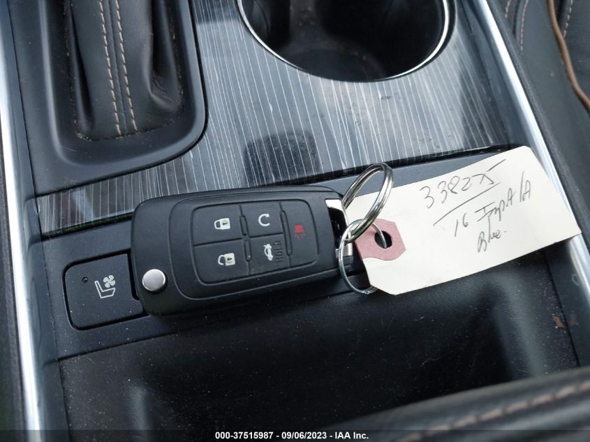 2016 CHEVROLET IMPALA LTZ - 2G1145S36G9201567