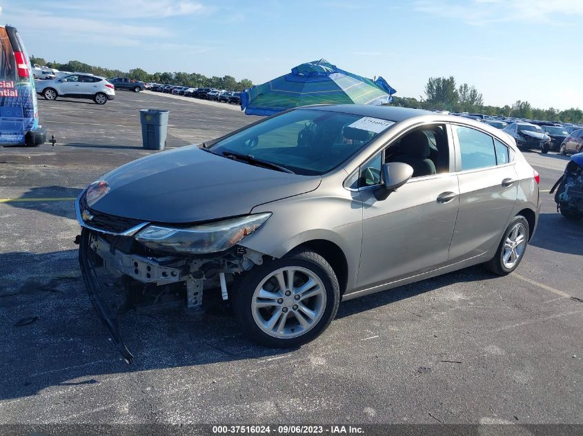 2017 CHEVROLET CRUZE LT - 3G1BE6SM8HS601389