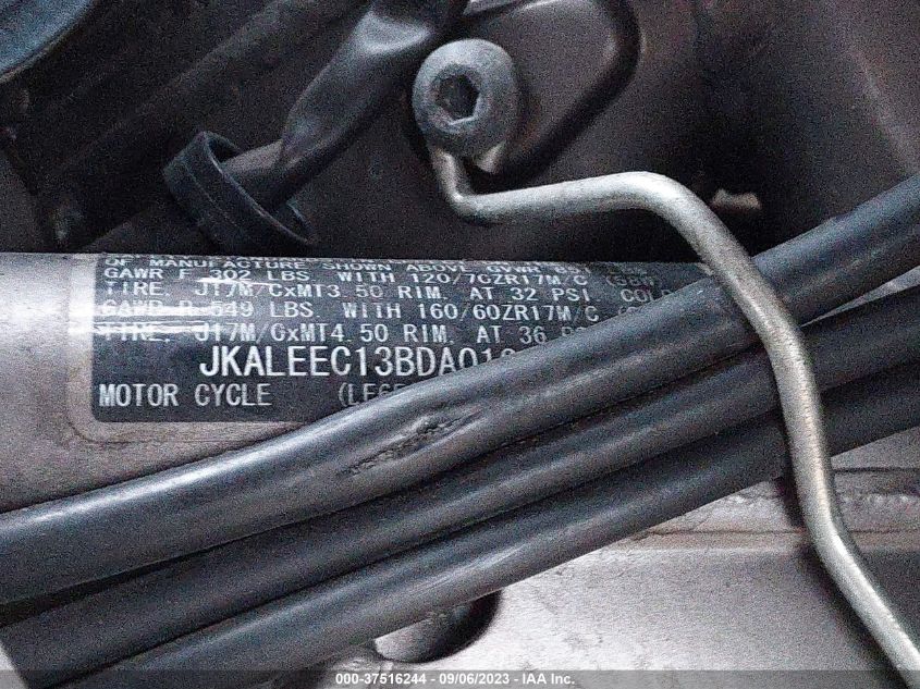 2011 KAWASAKI LE650 C JKALEEC13BDA01961
