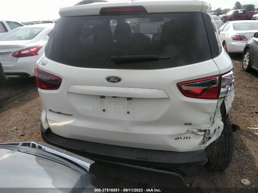 2022 FORD ECOSPORT SE - MAJ6S3GL4NC473675