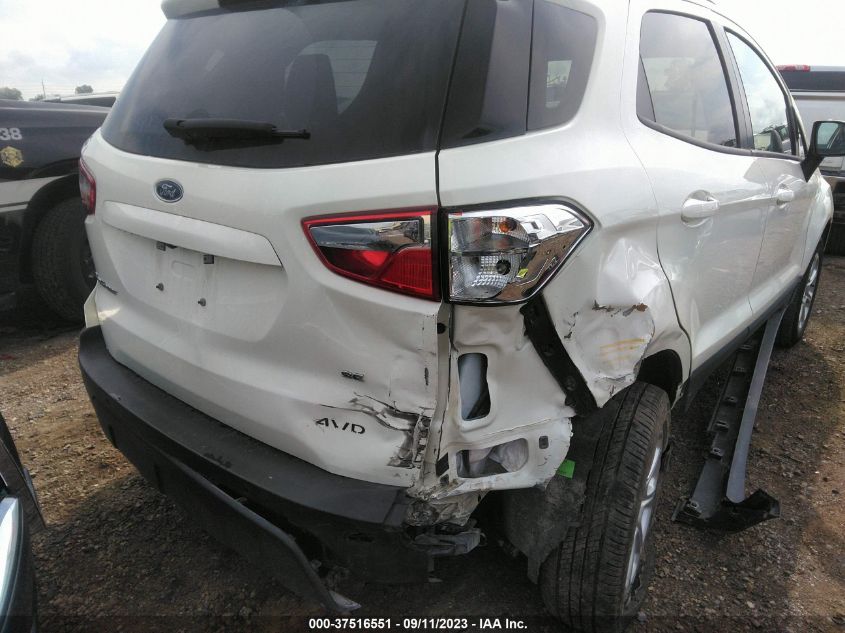 2022 FORD ECOSPORT SE - MAJ6S3GL4NC473675