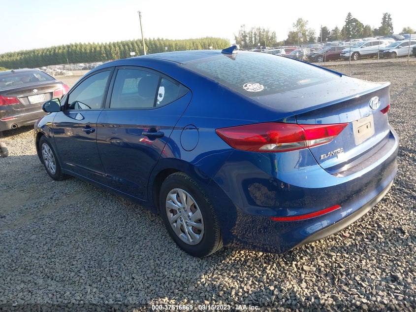 VIN 5NPD74LF7JH384562 2018 HYUNDAI ELANTRA SE