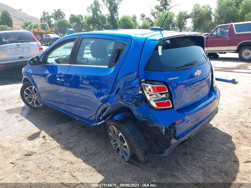 2017 CHEVROLET SONIC LT - 1G1JD6SH7H4148254