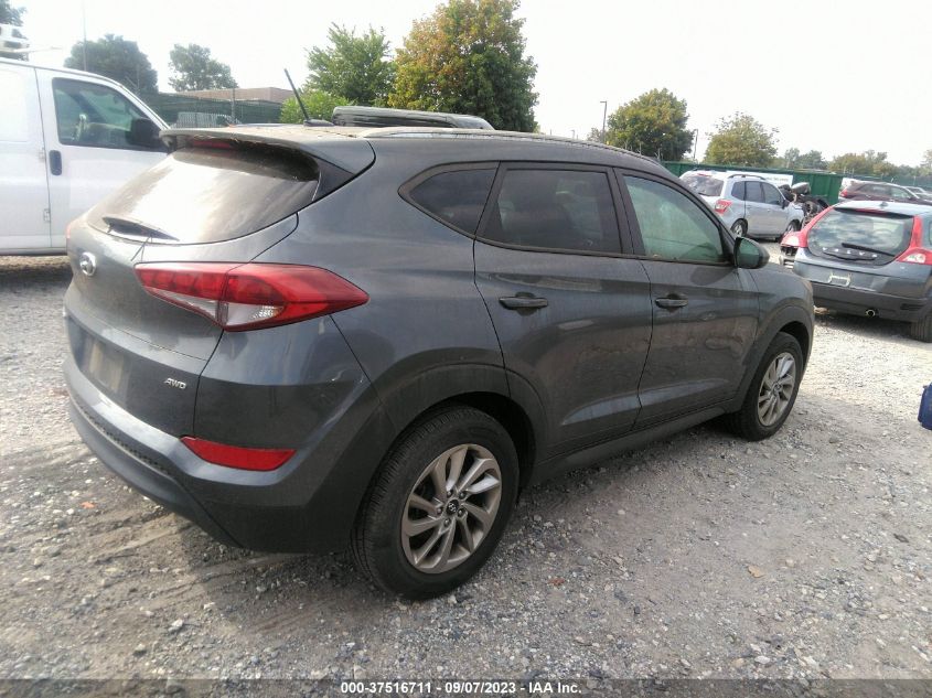 2016 HYUNDAI TUCSON LIMITED/SPORT AND ECO/SE - KM8J3CA40GU160666