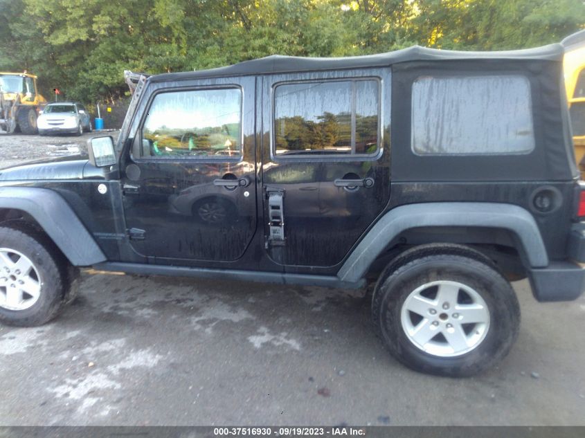 2014 JEEP WRANGLER UNLIMITED SPORT - 1C4BJWDG6EL327606