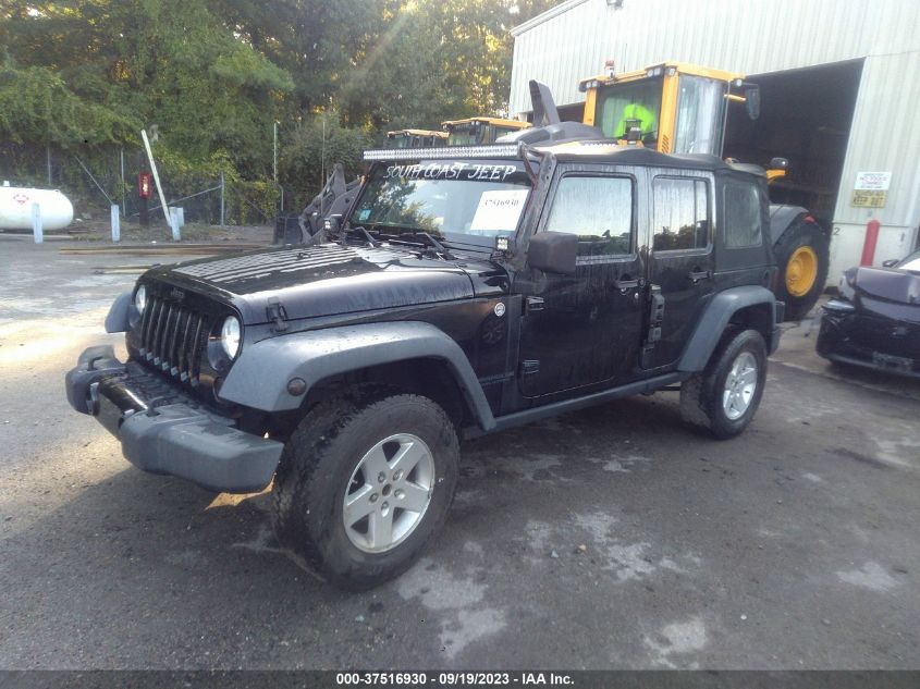 2014 JEEP WRANGLER UNLIMITED SPORT - 1C4BJWDG6EL327606