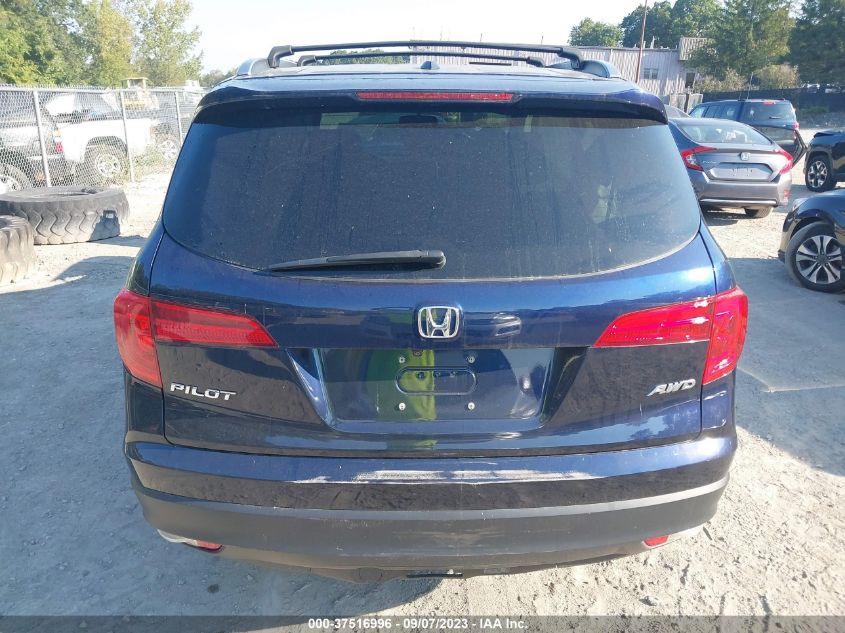 2016 HONDA PILOT EXL - 5FNYF6H53GB121704
