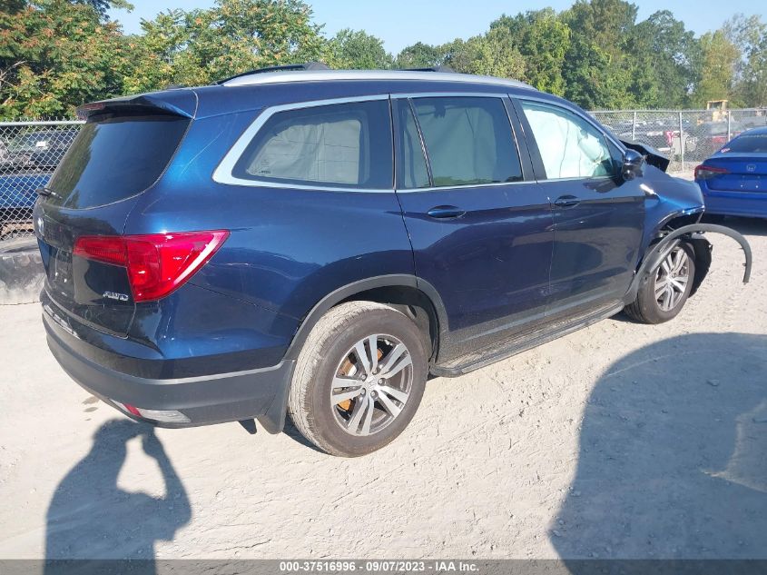 2016 HONDA PILOT EXL - 5FNYF6H53GB121704
