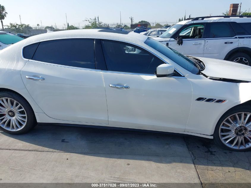 2014 MASERATI QUATTROPORTE S Q4 ZAM56RRA7E1098218