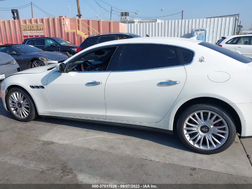 2014 MASERATI QUATTROPORTE S Q4 ZAM56RRA7E1098218