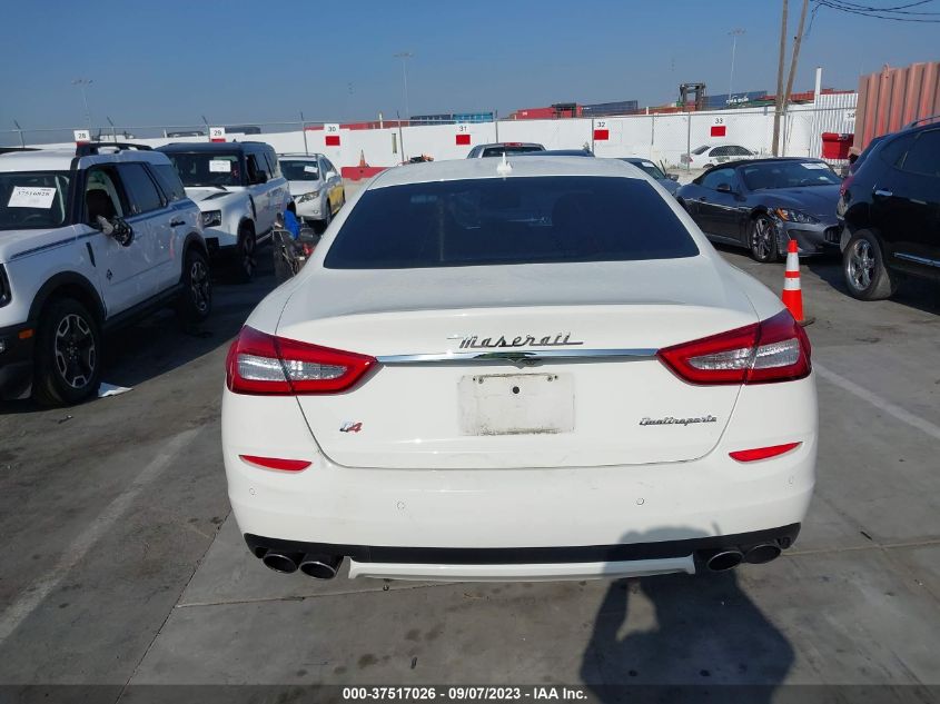2014 MASERATI QUATTROPORTE S Q4 ZAM56RRA7E1098218