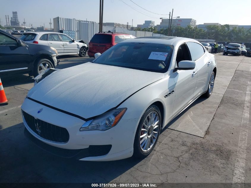 2014 MASERATI QUATTROPORTE S Q4 ZAM56RRA7E1098218