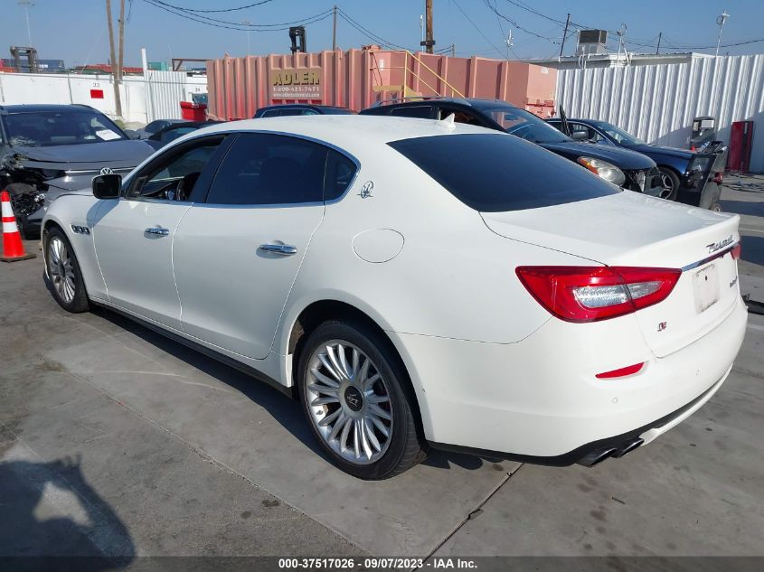 2014 MASERATI QUATTROPORTE S Q4 ZAM56RRA7E1098218