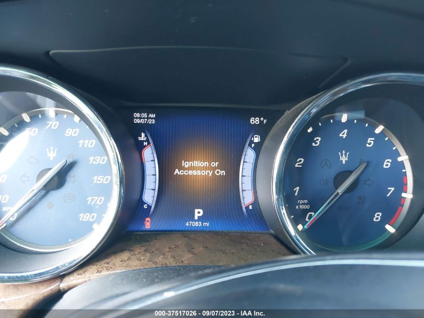 2014 MASERATI QUATTROPORTE S Q4 ZAM56RRA7E1098218