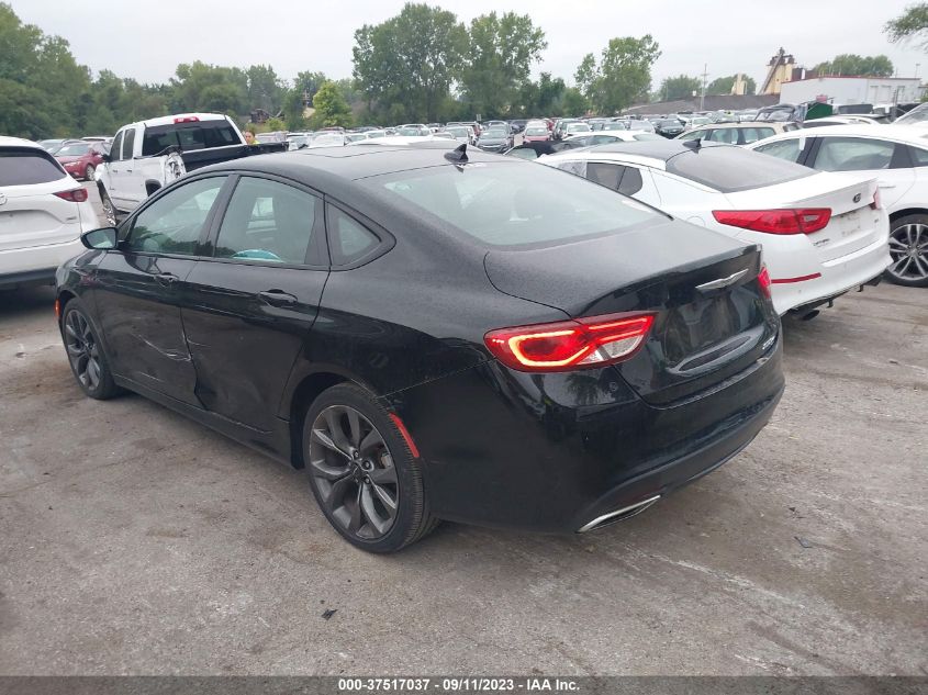 2015 CHRYSLER 200 S - 1C3CCCBG9FN582406
