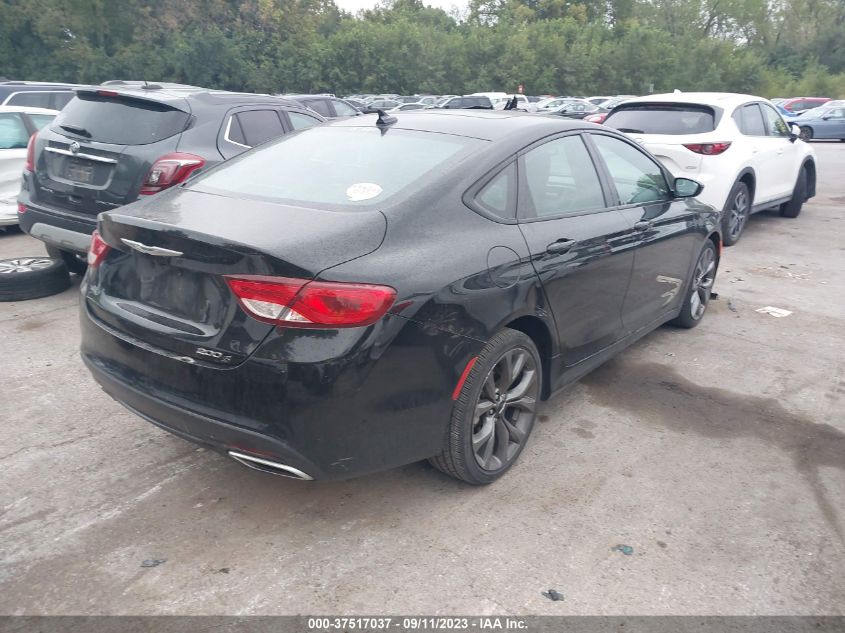 2015 CHRYSLER 200 S - 1C3CCCBG9FN582406