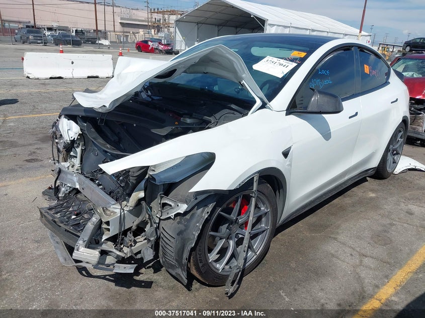 VIN 7SAYGDEF5NF365594 2022 TESLA MODEL Y PERFORMANCE