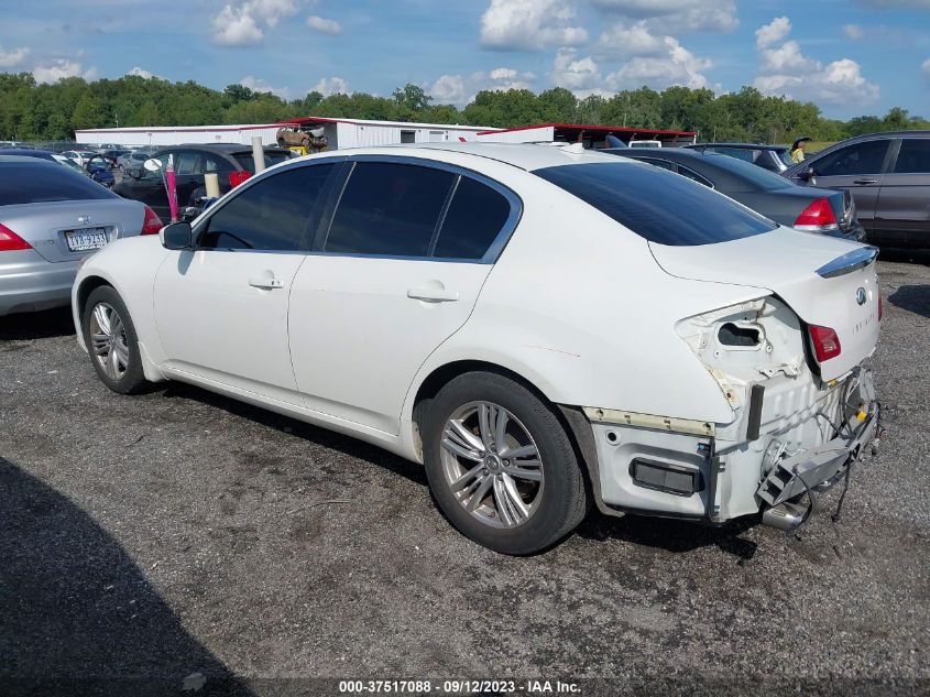 2013 INFINITI G37X - JN1CV6AR8DM769670