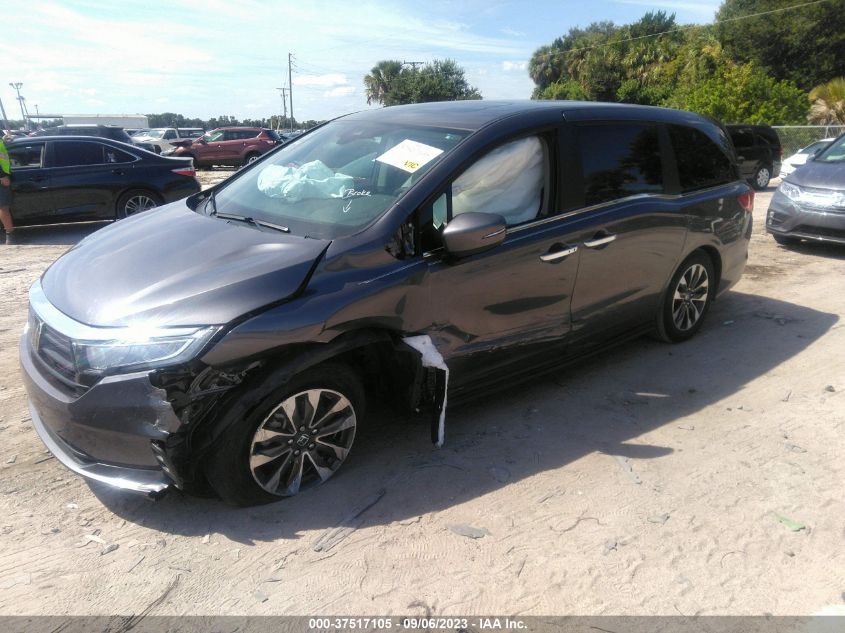 5FNRL6H76NB060747 Honda Odyssey EXL 2