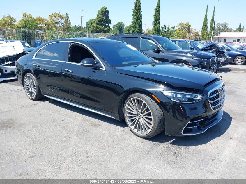 W1K6G6DB7NA166933 MERCEDES-BENZ S-CLASS S 500 2022