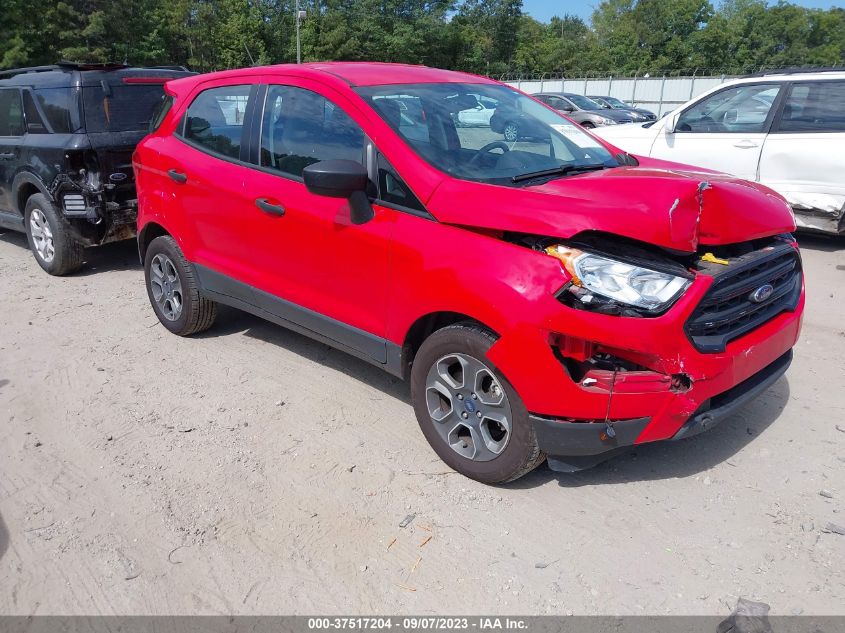 2020 FORD ECOSPORT S - MAJ3S2FE4LC393239