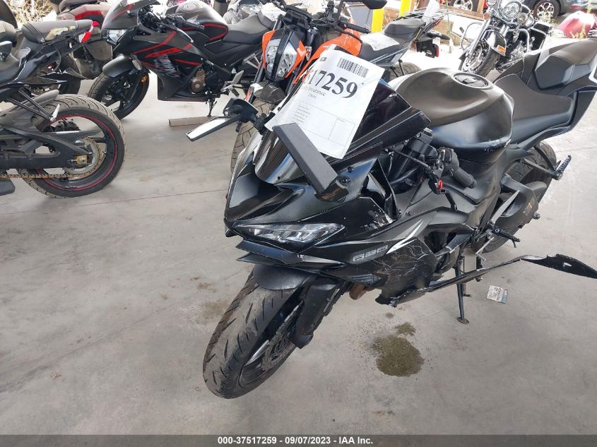 VIN JKBZXJH13NA013208 2022 KAWASAKI ZX636 K