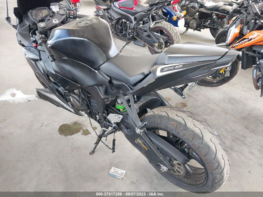 VIN JKBZXJH13NA013208 2022 KAWASAKI ZX636 K
