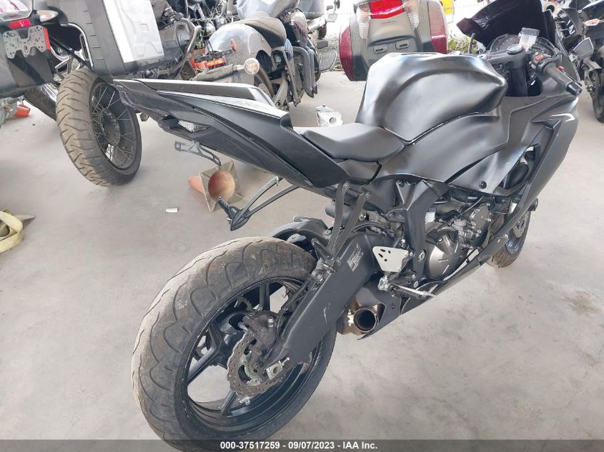 VIN JKBZXJH13NA013208 2022 KAWASAKI ZX636 K