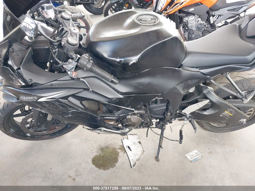 VIN JKBZXJH13NA013208 2022 KAWASAKI ZX636 K