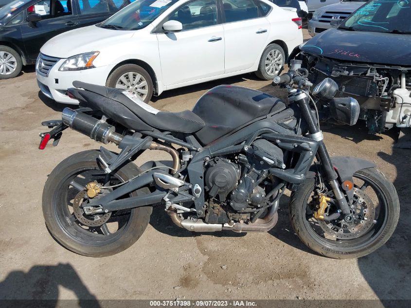 2012 TRIUMPH MOTORCYCLE STREET TRIPLE R SMTD02NE1CT520987