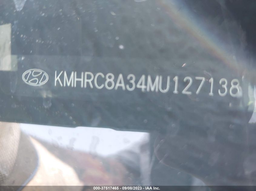 2021 HYUNDAI VENUE DENIM - KMHRC8A34MU127138