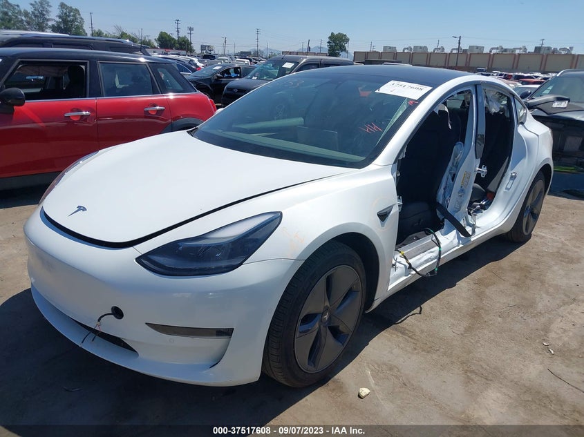 VIN 5YJ3E1EB7NF207265 2022 TESLA MODEL 3 LONG RANGE
