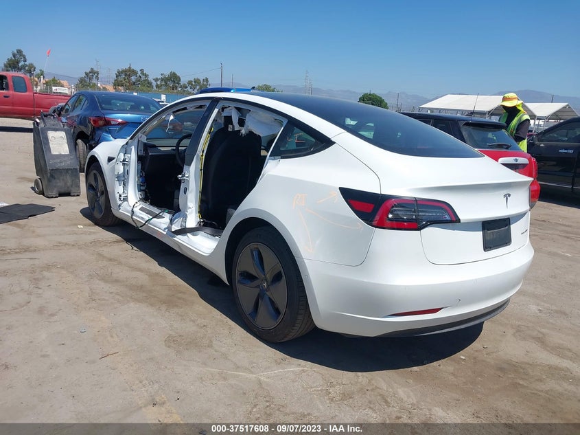 VIN 5YJ3E1EB7NF207265 2022 TESLA MODEL 3 LONG RANGE