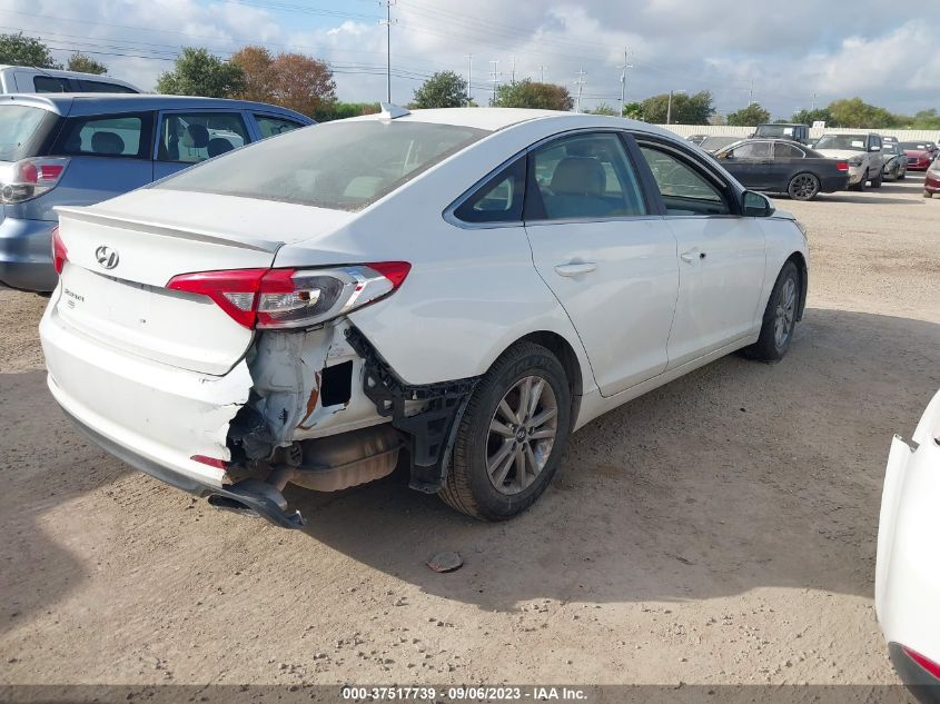 2016 HYUNDAI SONATA 2.4L - 5NPE24AF5GH405603