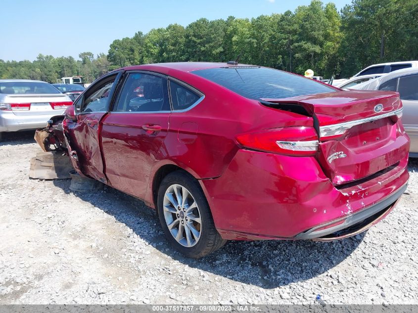 2017 FORD FUSION SE - 3FA6P0H72HR346284