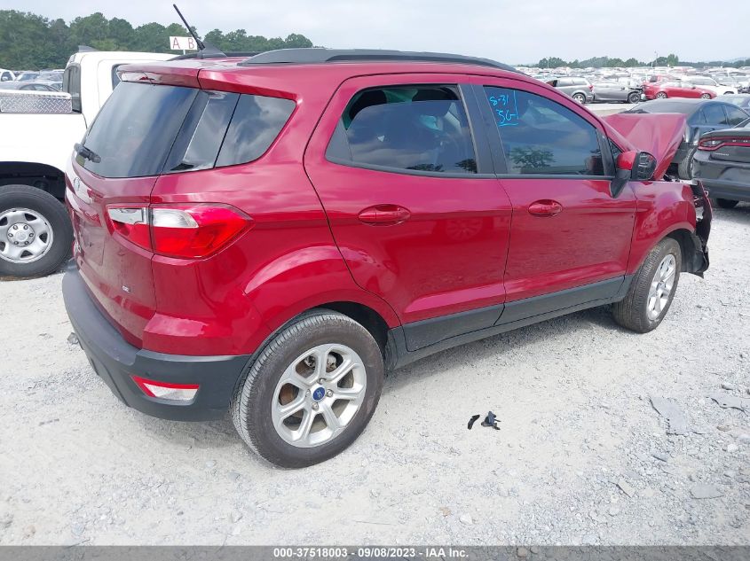 2021 FORD ECOSPORT SE - MAJ3S2GE5MC450645