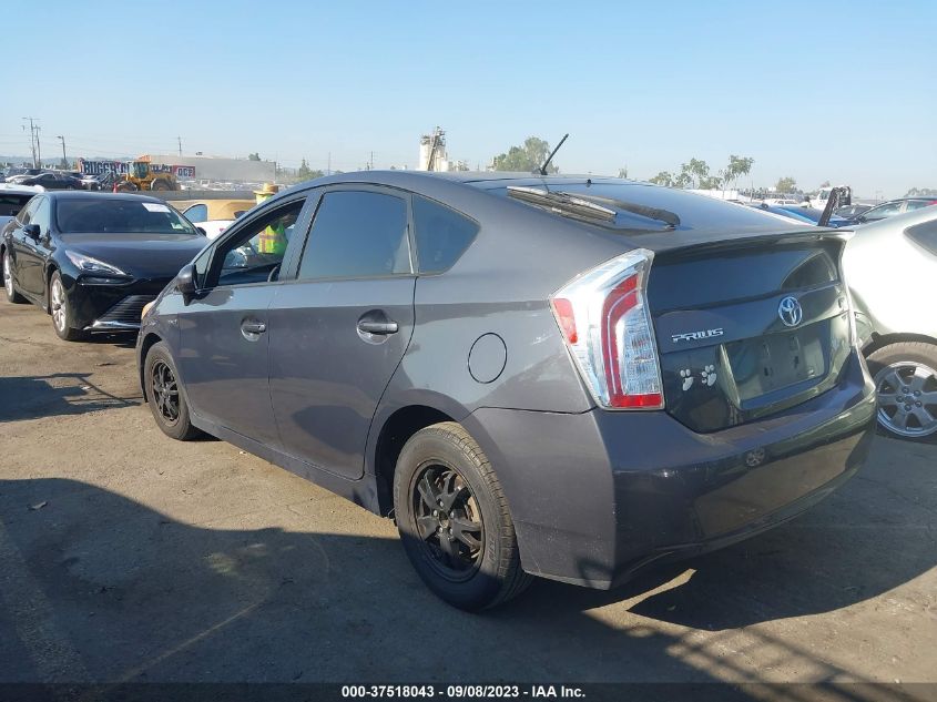 2013 TOYOTA PRIUS ONE/TWO/THREE/FOUR/FIVE - JTDKN3DU9D5589759