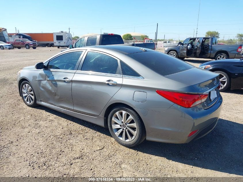 2014 HYUNDAI SONATA LIMITED - 5NPEC4AC0EH827388