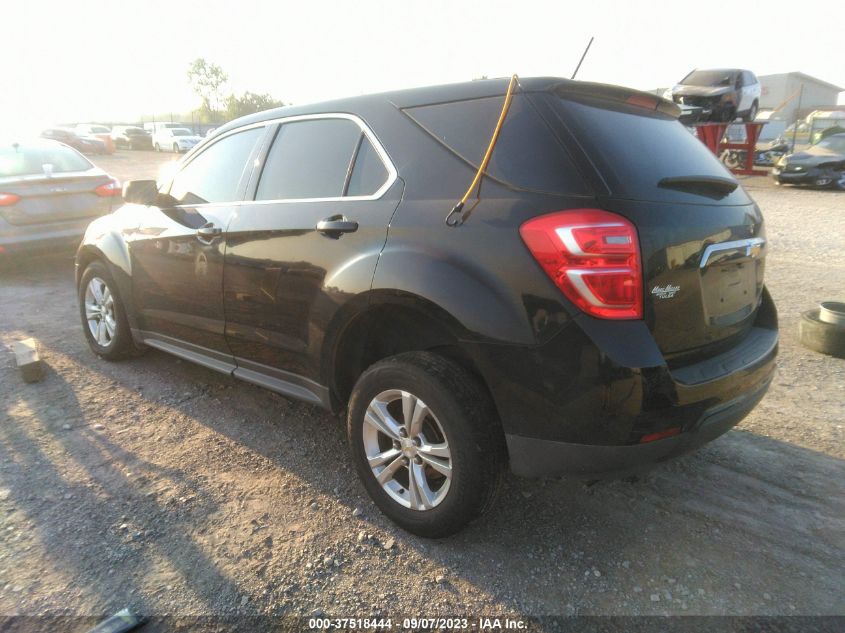 2016 CHEVROLET EQUINOX LS - 2GNALBEK2G1165314