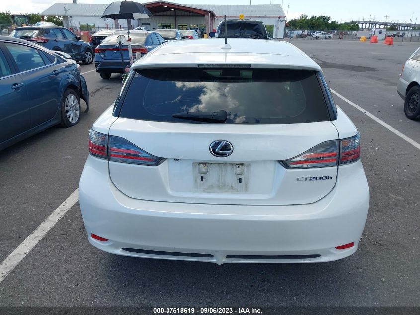 2013 LEXUS CT 200H HYBRID - JTHKD5BH2D2168857