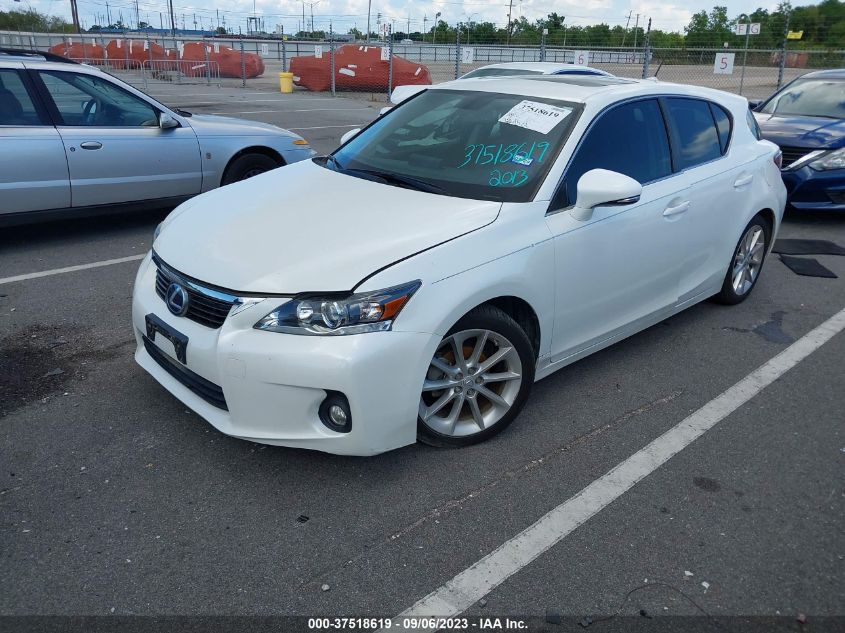 2013 LEXUS CT 200H HYBRID - JTHKD5BH2D2168857