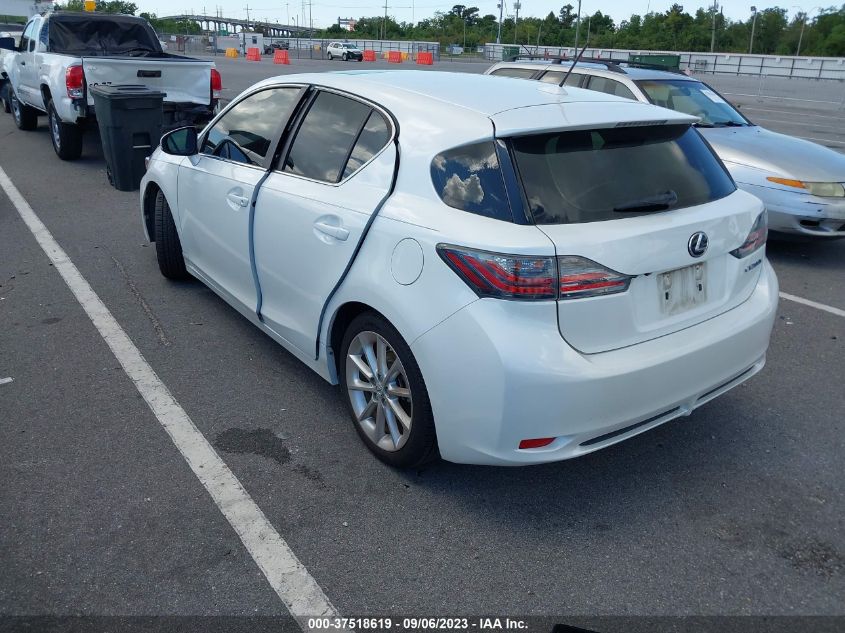 2013 LEXUS CT 200H HYBRID - JTHKD5BH2D2168857