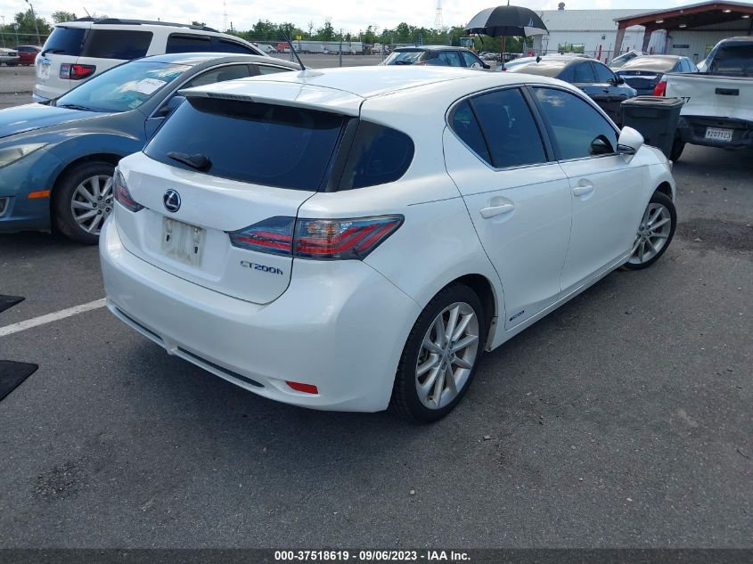 2013 LEXUS CT 200H HYBRID - JTHKD5BH2D2168857