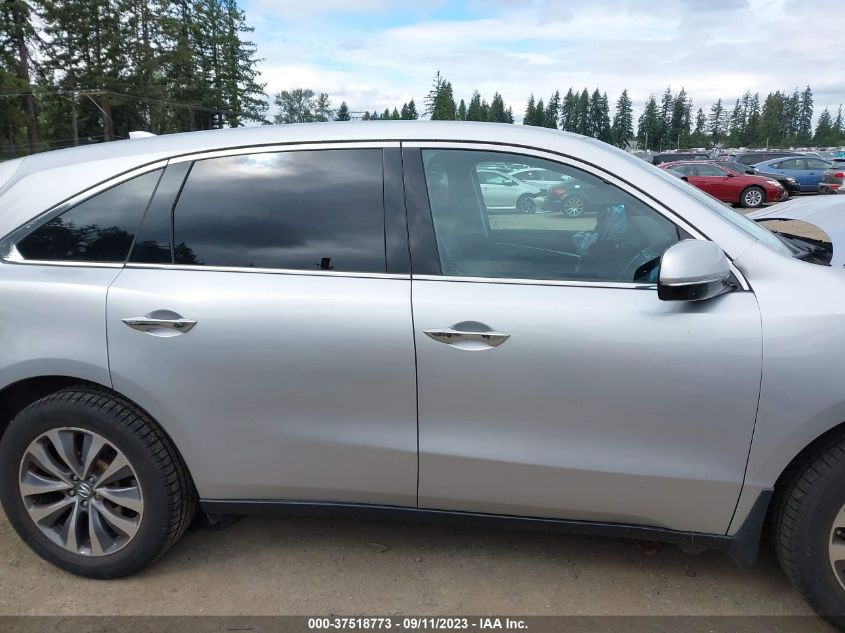 2014 ACURA MDX NAV PKG - 5FRYD4H45EB505805