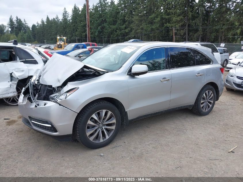 2014 ACURA MDX NAV PKG - 5FRYD4H45EB505805