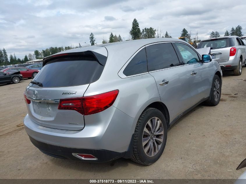 2014 ACURA MDX NAV PKG - 5FRYD4H45EB505805