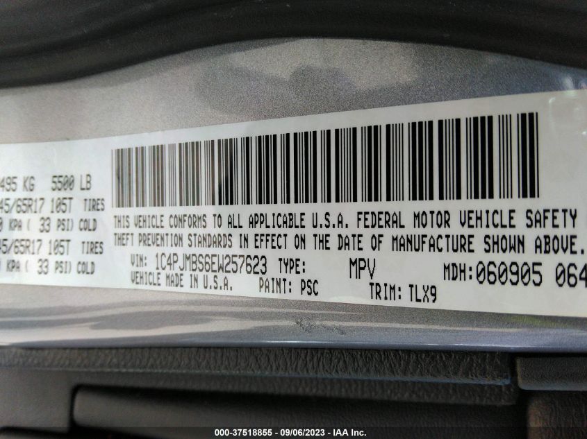 2014 JEEP CHEROKEE TRAILHAWK - 1C4PJMBS6EW257623